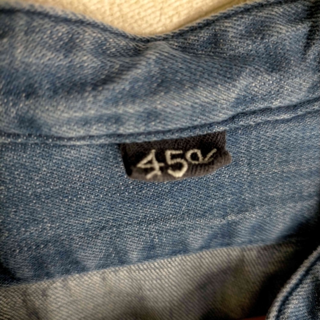 45R(フォーティファイブアール)の45α(フォーティーファイブアール) モンプチデニムの908ビッグーグーシャツ レディースのトップス(シャツ/ブラウス(長袖/七分))の商品写真