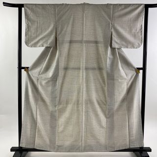 紬 身丈160cm 裄丈62.5cm 正絹 名品 【中古】(着物)