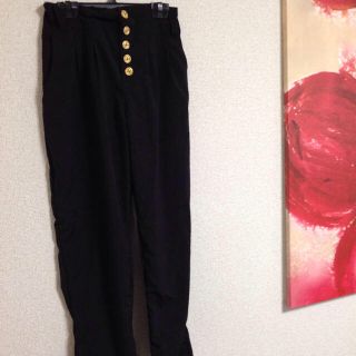 黒♡サルエルパンツ♡値下げ(カジュアルパンツ)