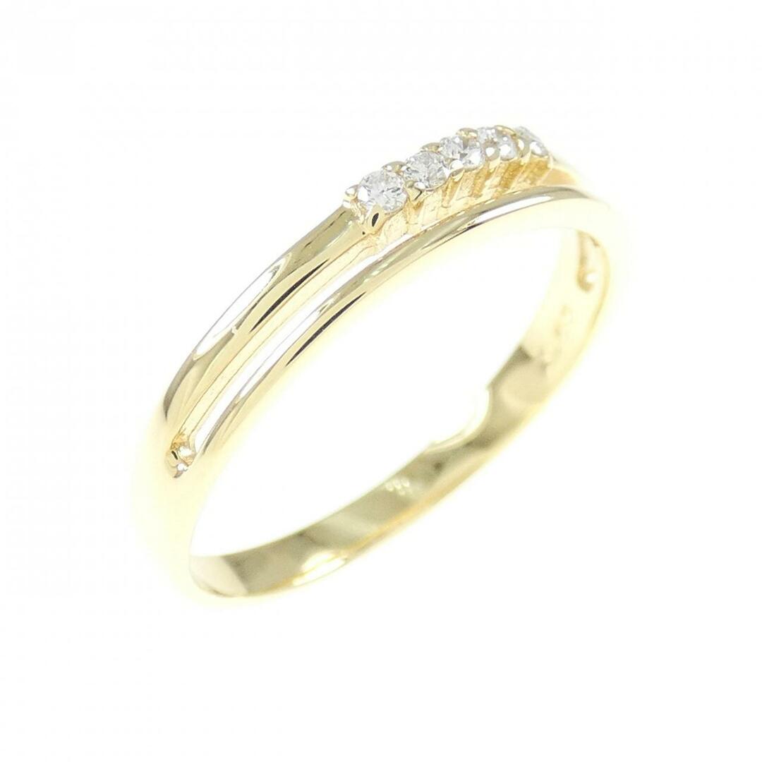 【リメイク】K18YG ダイヤモンド リング 0.05CT レディースのアクセサリー(リング(指輪))の商品写真