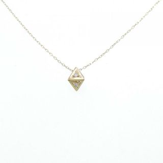 【リメイク】K18YG ダイヤモンド ネックレス 0.02CT(ネックレス)