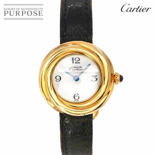 カルティエ(Cartier)のカルティエ Cartier マストトリニティ ヴェルメイユ ヴィンテージ レディース 腕時計 ホワイト SV925 クォーツ Must Trinity VLP 90225902(腕時計)