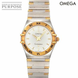 オメガ(OMEGA)のオメガ OMEGA コンステレーション SM コンビ 1372 30 レディース 腕時計 アイボリー YG クォーツ Constellation VLP 90228120(腕時計)