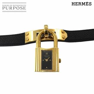 エルメス(Hermes)のエルメス HERMES ケリーウォッチ ヴィンテージ レディース 腕時計 ブラック クォーツ ウォッチ カデナ Kelly Watch VLP 90233449(腕時計)