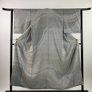 訪問着 身丈153.5cm 裄丈63cm 正絹 名品 【中古】(着物)