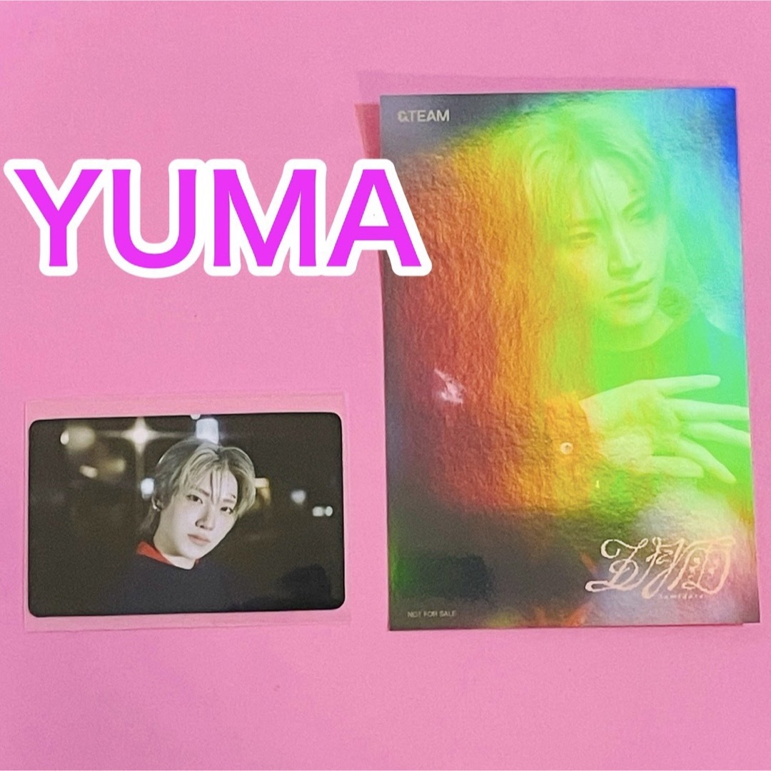 &TEAM(エンティーム)の&TEAM YUMA HMV ラキドロ　＋HMV特典ステッカー　五月雨 エンタメ/ホビーのCD(K-POP/アジア)の商品写真