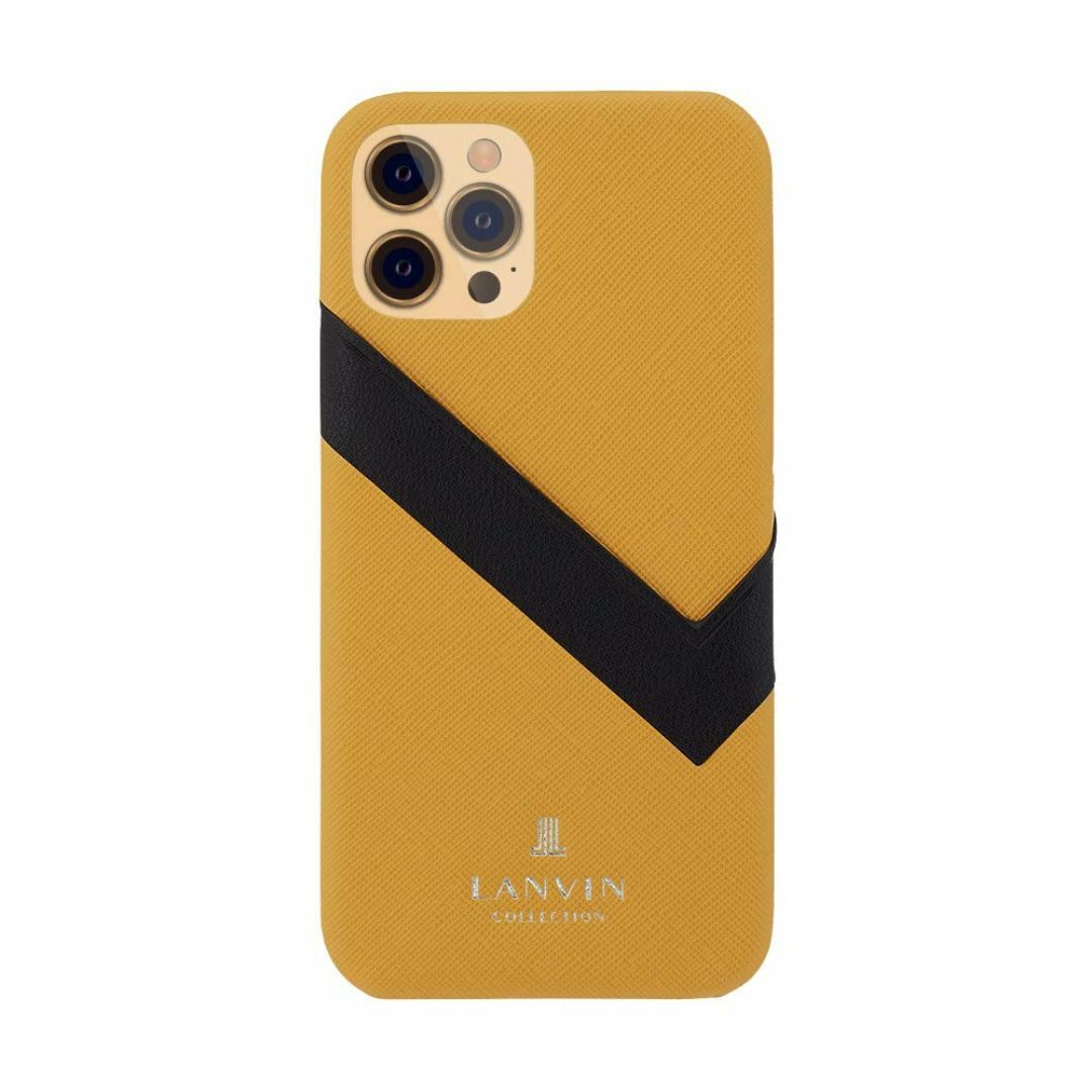 【色: イエロー】LANVIN COLLECTION ランバン コレクション i スマホ/家電/カメラのスマホアクセサリー(その他)の商品写真