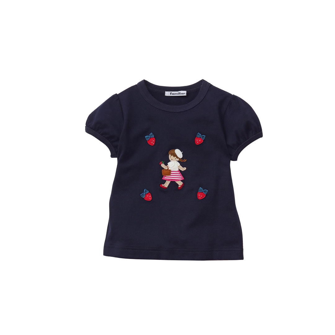 familiar(ファミリア)のfamiliar 半袖Tシャツ　100 キッズ/ベビー/マタニティのキッズ服女の子用(90cm~)(Tシャツ/カットソー)の商品写真