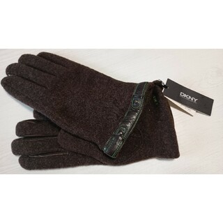 DKNY - DKNY ブラウン　ウール手袋