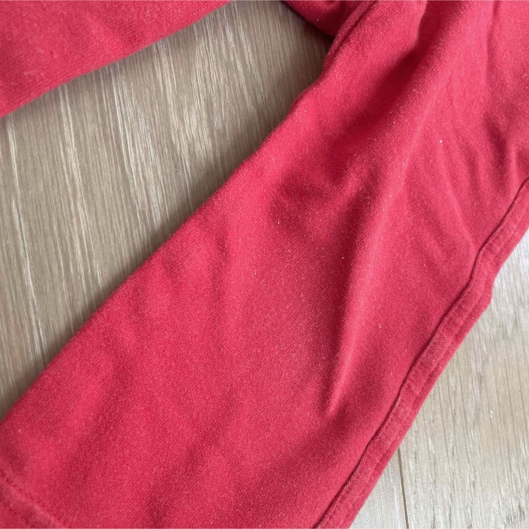 mikihouse(ミキハウス)のミキハウス　パンツ　80 シンプルボトム　赤　男女兼用 キッズ/ベビー/マタニティのベビー服(~85cm)(パンツ)の商品写真