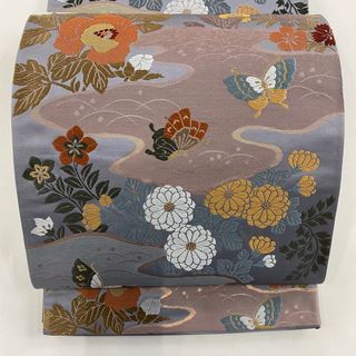 袋帯 美品 秀品 六通 正絹 【中古】(帯)