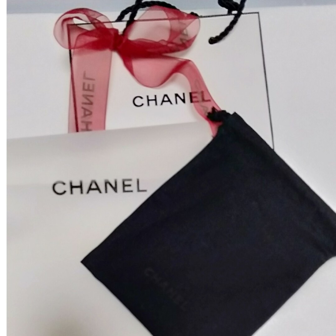 CHANEL(シャネル)の「④ショップ袋」シャネルショップ袋 巾着袋付き レディースのバッグ(ショップ袋)の商品写真