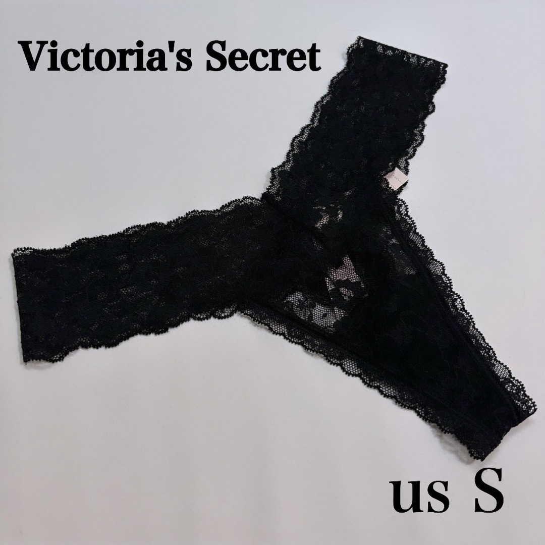 Victoria's Secret(ヴィクトリアズシークレット)のVictora's Secretヴィクトリアシークレット ショーツ Tバック 黒 レディースの下着/アンダーウェア(ショーツ)の商品写真