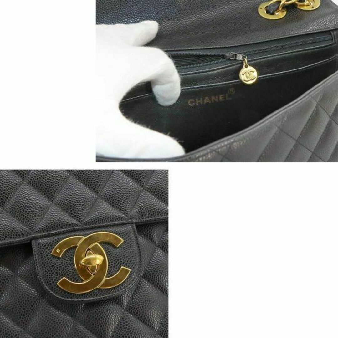 CHANEL(シャネル)のシャネル CHANEL マトラッセ 30 チェーン ショルダー バッグ キャビアスキン レザー ブラック A04412 ヴィンテージ ゴールド 金具 VLP 90229598 レディースのバッグ(ショルダーバッグ)の商品写真