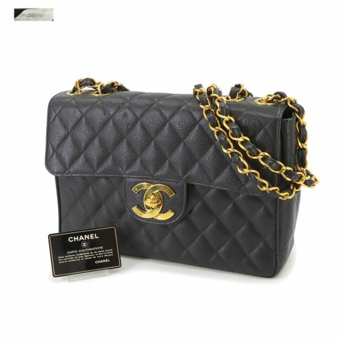 CHANEL(シャネル)のシャネル CHANEL マトラッセ 30 チェーン ショルダー バッグ キャビアスキン レザー ブラック A04412 ヴィンテージ ゴールド 金具 VLP 90229598 レディースのバッグ(ショルダーバッグ)の商品写真