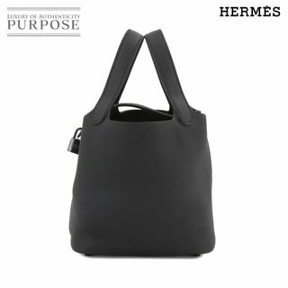 エルメス(Hermes)の未使用 展示品 エルメス HERMES ピコタンロック PM モノクローム ソーブラック ハンド バッグ トリヨンクレマンス Z刻印 VLP 90230316(ハンドバッグ)