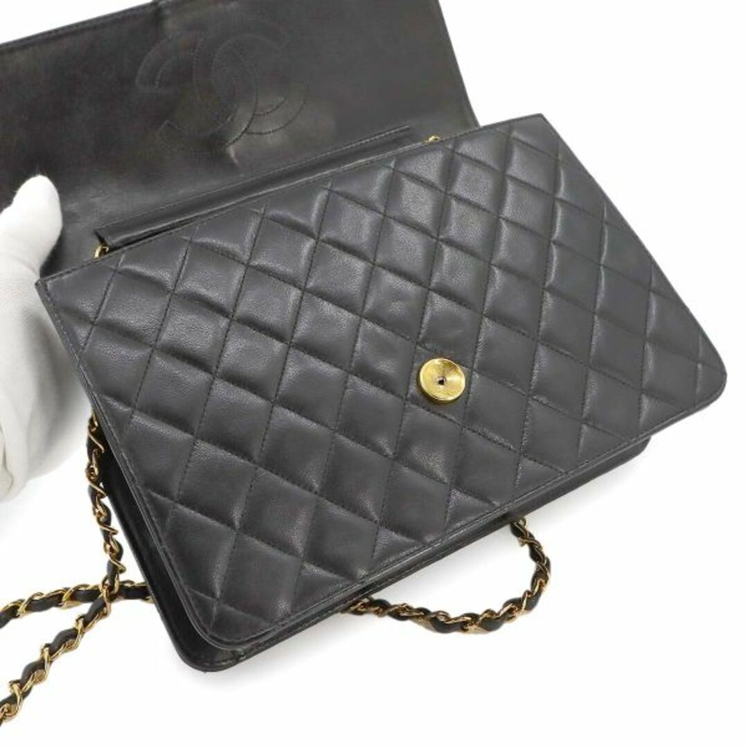 CHANEL(シャネル)のシャネル CHANEL マトラッセ チェーン ショルダー バッグ レザー ブラック A03570 ゴールド 金具 ヴィンテージ VLP 90230578 レディースのバッグ(ショルダーバッグ)の商品写真