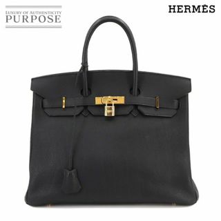 エルメス(Hermes)の新品同様 エルメス HERMES バーキン35 ハンド バッグ トゴ ブラック □F刻印 ゴールド 金具 VLP 90231720(ハンドバッグ)