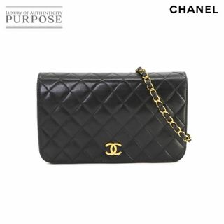 シャネル(CHANEL)の新品同様 シャネル CHANEL マトラッセ チェーン ショルダー バッグ レザー ブラック ゴールド 金具 プッシュロック A03568 VLP 90231829(ショルダーバッグ)