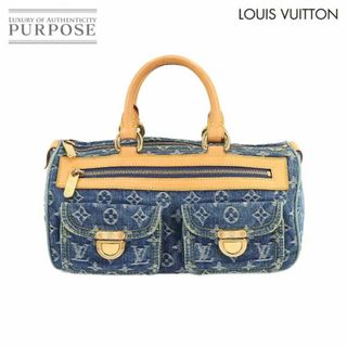 ルイヴィトン(LOUIS VUITTON)のルイ ヴィトン LOUIS VUITTON モノグラム デニム ネオ スピーディ ハンド バッグ キャンバス レザー ブルー M95019 VLP 90233227(ハンドバッグ)