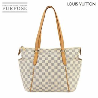 ルイヴィトン(LOUIS VUITTON)の新品同様 ルイ ヴィトン LOUIS VUITTON ダミエ アズール トータリー PM トート バッグ N51261 ゴールド 金具 VLP 90233228(トートバッグ)