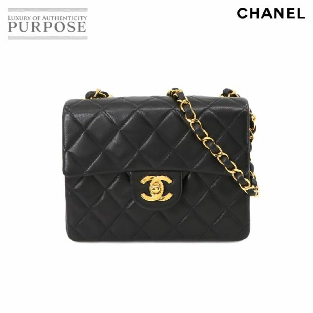 CHANEL(シャネル)の新品同様 シャネル CHANEL ミニ マトラッセ チェーン ショルダー バッグ レザー ブラック A01115 ゴールド 金具 ヴィンテージ VLP 90233262 レディースのバッグ(ショルダーバッグ)の商品写真