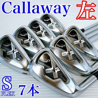 Callaway - 【レフティ】キャロウェイ　X TOUR　アイアンセット　7本／スチール（S）