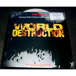 WORLD DESTRUCTION 12inch john lidon(ポップス/ロック(洋楽))