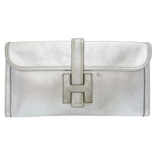 エルメス(Hermes)のエルメス ジジェ アテネオリンピック 限定 シェーブル シルバー □H刻印 クラッチバッグ バッグ 銀 0019 【中古】 HERMES(クラッチバッグ)