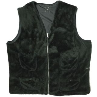 POP TRADING COMPANY ポップトレーディングカンパニー HAROLD REVERSIBLE VEST ボアリバーシブルベスト L ブラック ジレ トップス【中古】【POP TRADING COMPANY】(ベスト)