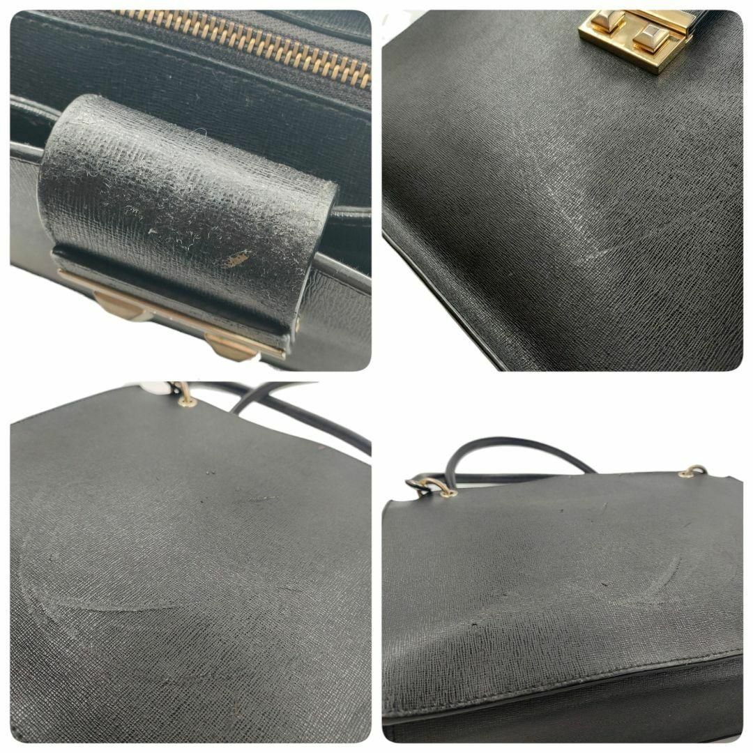 Furla(フルラ)のFURLA フルラ メトロポリス ハンドバッグ 金具 レザー ブラック 肩掛け レディースのバッグ(トートバッグ)の商品写真