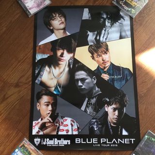 サンダイメジェイソウルブラザーズ(三代目 J Soul Brothers)の三代目JSB   BLUE PLANET ポスター(ミュージシャン)