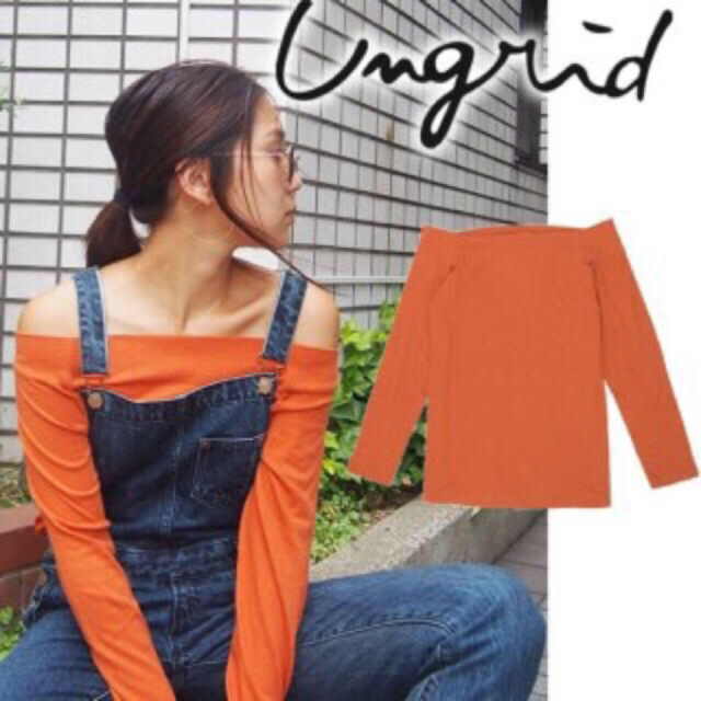 Ungrid(アングリッド)のﾊｲﾈｯｸﾎﾞｰﾀﾞｰﾘﾌﾞL/S Tee ボーダーロンT レディースのトップス(カットソー(長袖/七分))の商品写真