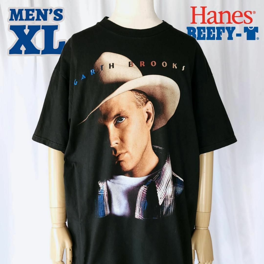 Hanes(ヘインズ)のXLサイズ/90s GARTH BROOKS ガースブルックス  半袖Tシャツ メンズのトップス(Tシャツ/カットソー(半袖/袖なし))の商品写真