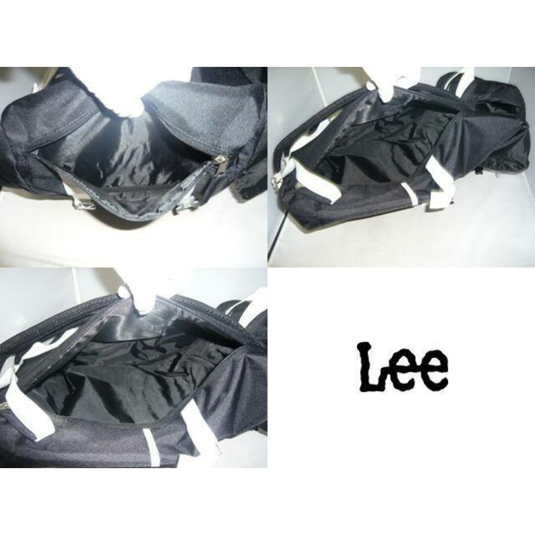 Lee(リー)のLee フラップ型リュック 320-4800 ブラックボディ×ホワイト メンズのバッグ(バッグパック/リュック)の商品写真