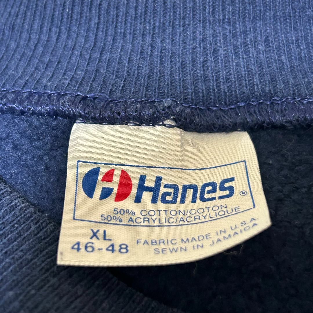 Hanes(ヘインズ)の【US古着】ヘインズ スウェット XL ネイビー ✓3714 メンズのトップス(スウェット)の商品写真