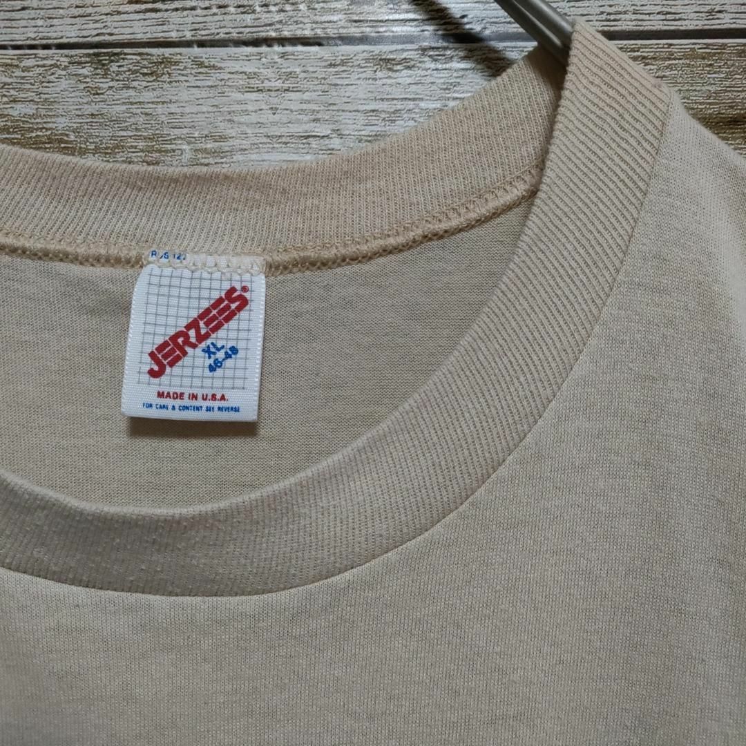 JERZEES(ジャージーズ)の【682】80sUSA製ジャージズ　ヴィンテージ　シングルステッチポリ混Tシャツ メンズのトップス(Tシャツ/カットソー(半袖/袖なし))の商品写真