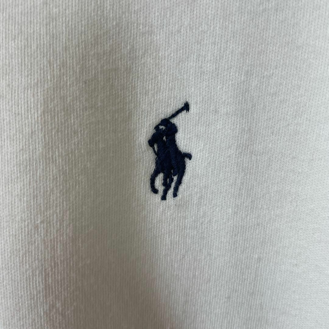 POLO RALPH LAUREN(ポロラルフローレン)のラルフローレン　白ホワイトポロシャツ　柔らかい系生地　ポニー刺繍　メンズ　古着 メンズのトップス(ポロシャツ)の商品写真