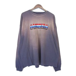 ダイリク DAIRIKU ■ 24SS 【 AMERICA Vintage Sunburn Tee C 4 】 アメリカ ヴィンテージ サンバーン クラッシュ 加工 デザイン ロングスリーブ カットソー 33403(Tシャツ/カットソー(七分/長袖))