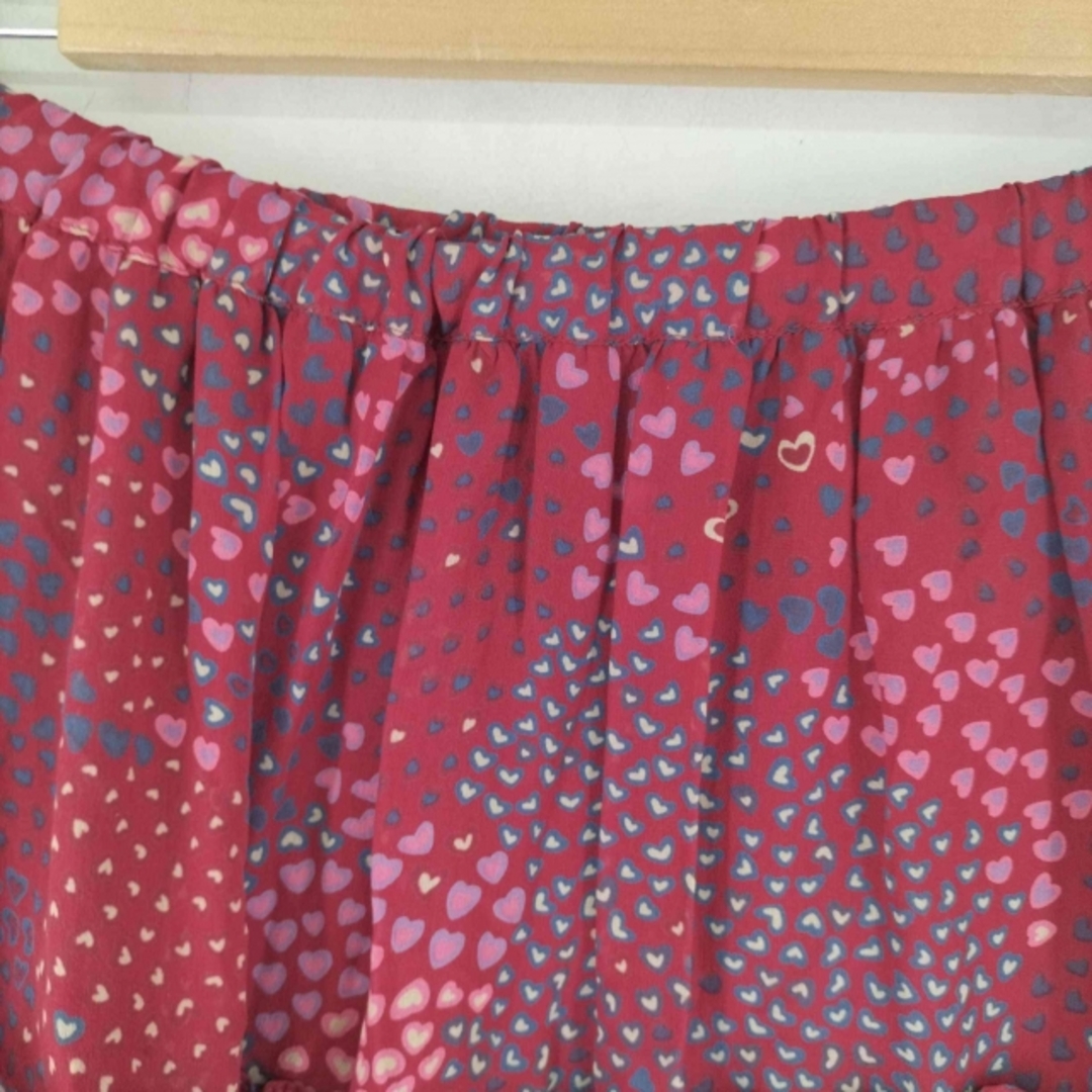 MOSCHINO(モスキーノ)のMOSCHINO(モスキーノ) シルク 花柄 シアースカート レディース レディースのスカート(その他)の商品写真