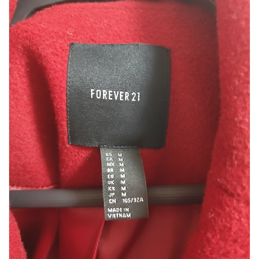 FOREVER 21(フォーエバートゥエンティーワン)のレディース コート フォエバー21 レディースのジャケット/アウター(ロングコート)の商品写真