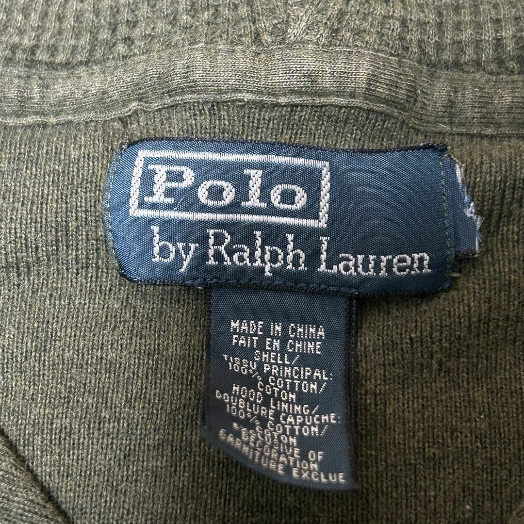 POLO RALPH LAUREN(ポロラルフローレン)の【US古着】ポロラルフローレン パーカー S グリーン ✓3697 メンズのトップス(パーカー)の商品写真