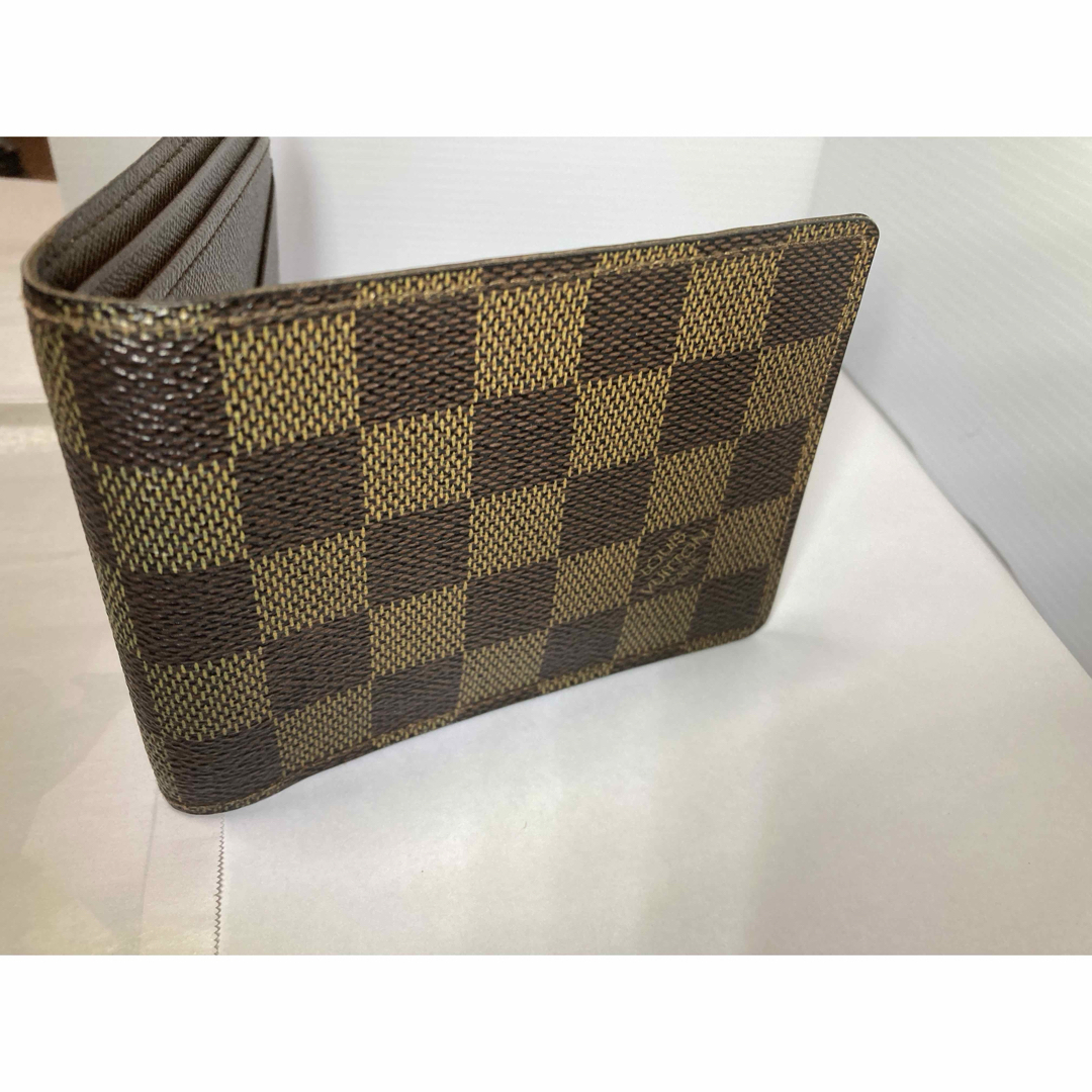 LOUIS VUITTON(ルイヴィトン)のルイヴィトン　二つ折り財布　ダミエ　ポルトフォイユ メンズのファッション小物(折り財布)の商品写真