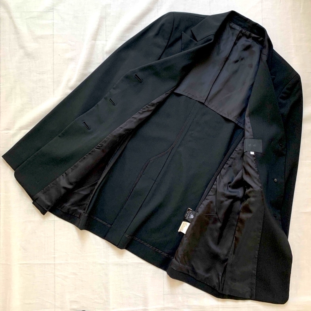 ef-de(エフデ)のef-deエフデ  ウール素材　セットアップ　パンツスーツ　三つボタン　ブラック レディースのフォーマル/ドレス(スーツ)の商品写真