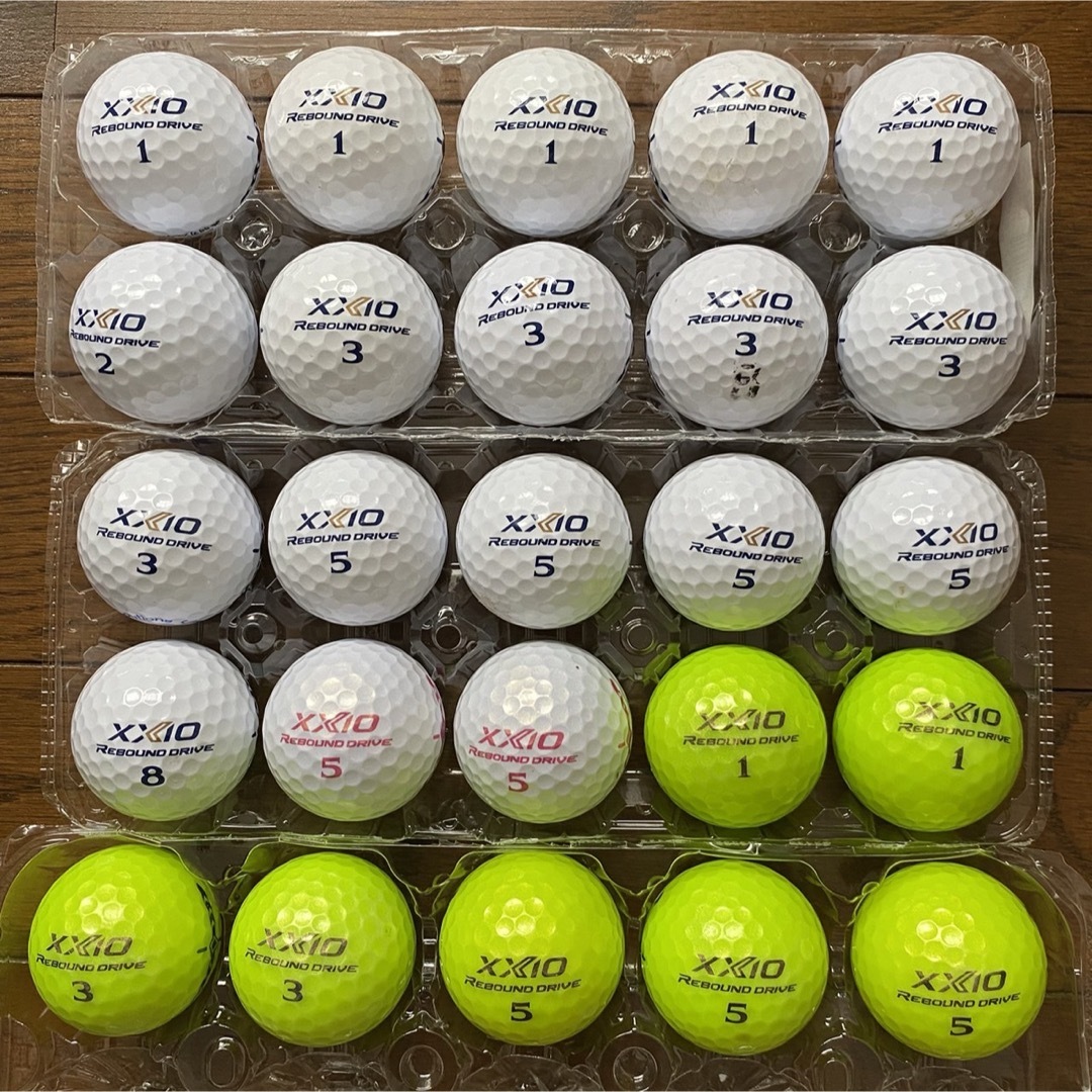 XXIO(ゼクシオ)の【XXIO 】 ゴルフボール　ロストボール スポーツ/アウトドアのゴルフ(その他)の商品写真