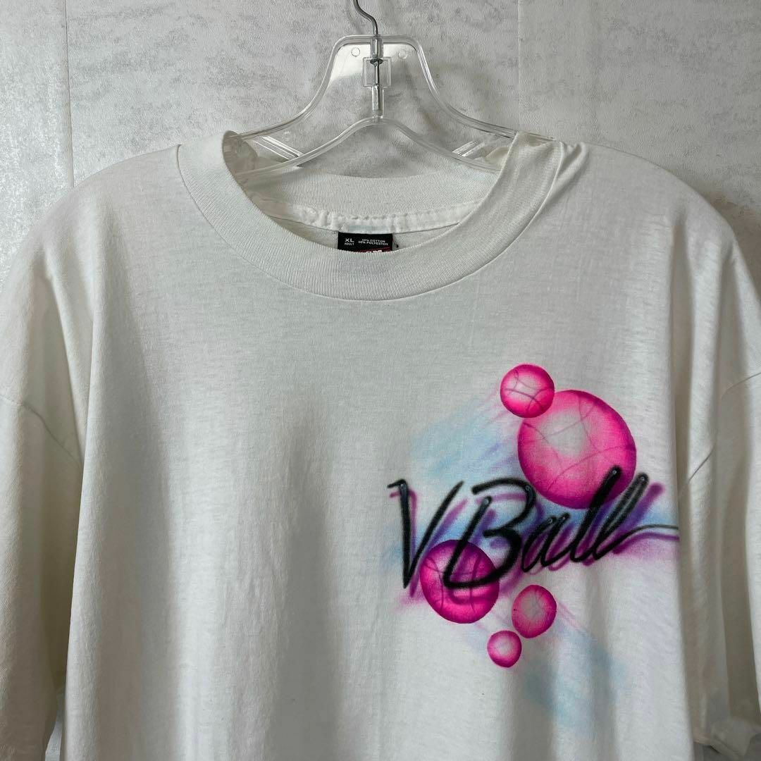 シングルステッチ　半袖Ｔシャツ　ビンテージ　90Ｓ　白ホワイト　メンズ　古着 メンズのトップス(Tシャツ/カットソー(半袖/袖なし))の商品写真