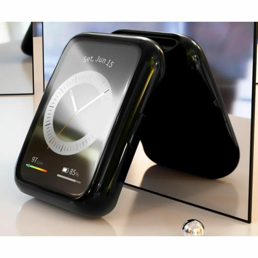 Huawei Watch Fit2 カバー ケース フィット 画面保護 ブラック スマホ/家電/カメラのスマホアクセサリー(モバイルケース/カバー)の商品写真