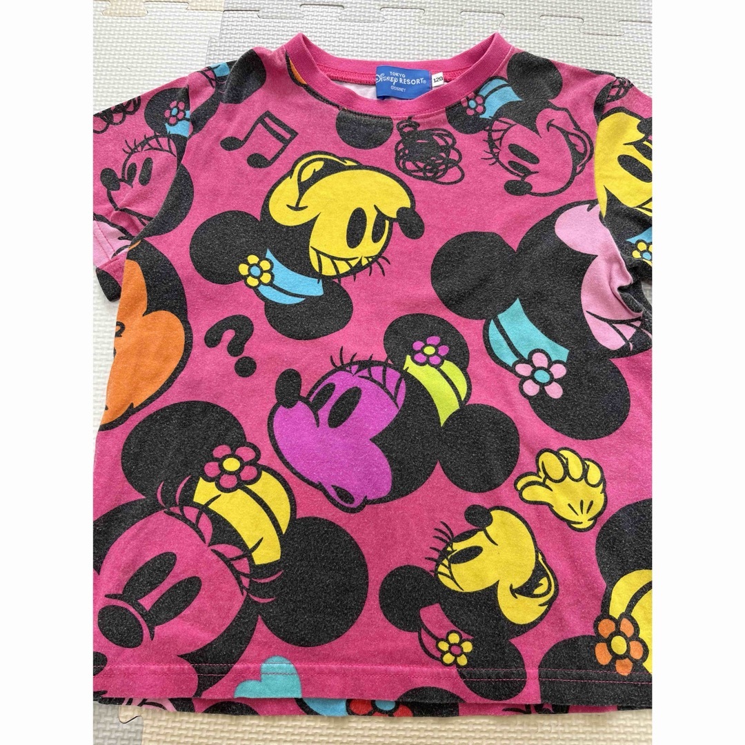 Disney(ディズニー)のDisney Resort Tシャツ 120サイズ 2枚セット キッズ/ベビー/マタニティのキッズ服女の子用(90cm~)(Tシャツ/カットソー)の商品写真