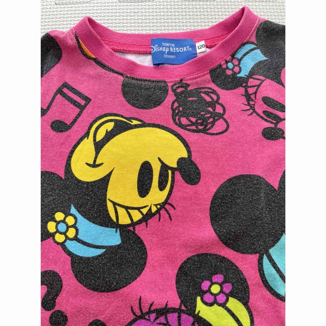 Disney(ディズニー)のDisney Resort Tシャツ 120サイズ 2枚セット キッズ/ベビー/マタニティのキッズ服女の子用(90cm~)(Tシャツ/カットソー)の商品写真