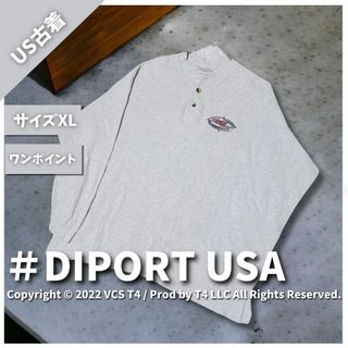 【US古着】 DIPORT USA スウェット XL ライトグレー ✓3691(スウェット)